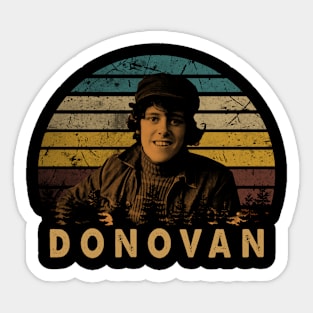 Catch the Wind of Nostalgia Donovans Iconic Tee Sticker